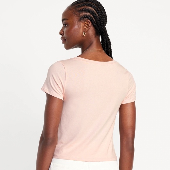 Old Navy Bestee V-Neck Tee - Size Small - Picture 2 of 6
